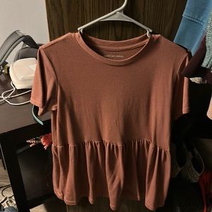 Pink American eagle shirt